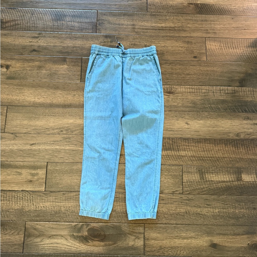 Vineyard Vines Girls’ Chambray Jogger Pants, Medium